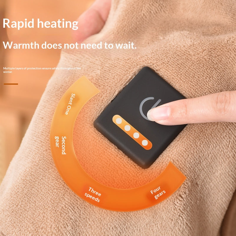 Electric Heated Shawl USB Outdoor Camping Sleeping Pad Body-Warming Heating Blanket
