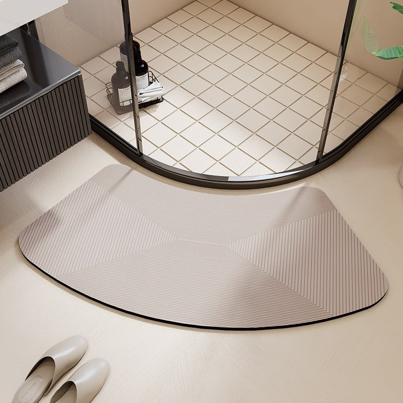 Diatomaceous Water-absorbing Bath Mat For The Toilet And Shower