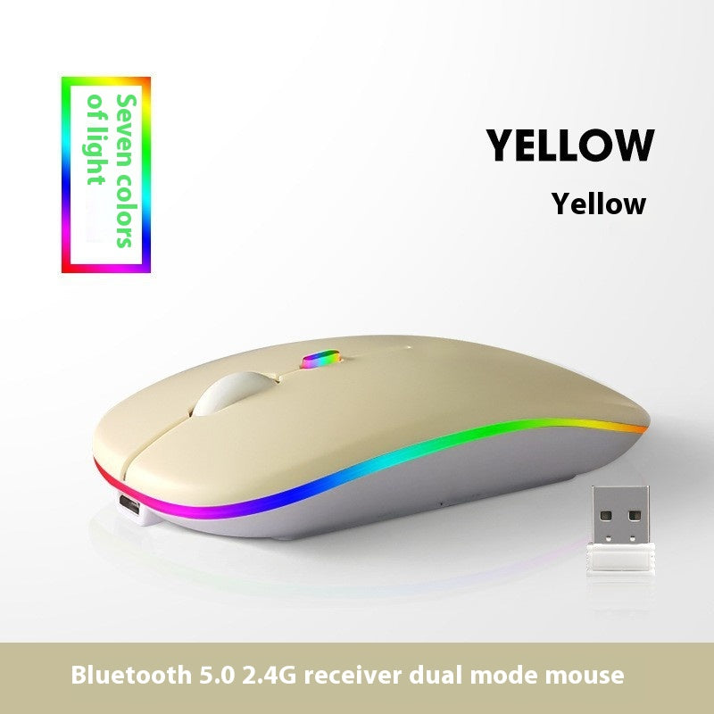 Glowing Bluetooth Mute Charging Mouse