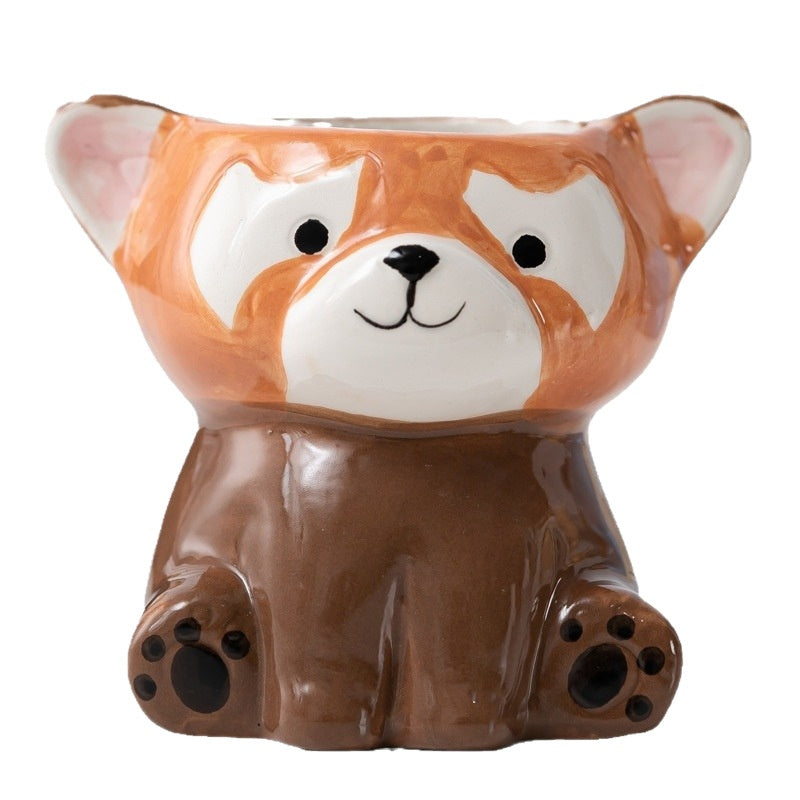 Cartoon Succulent Flower Pot Creative Home Gardening Planter