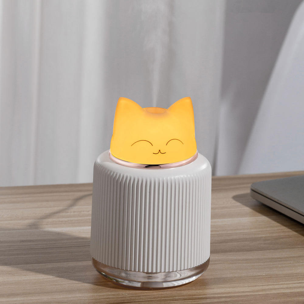 New Creative Cute Pet Cat Bedroom Night Light Humidifier