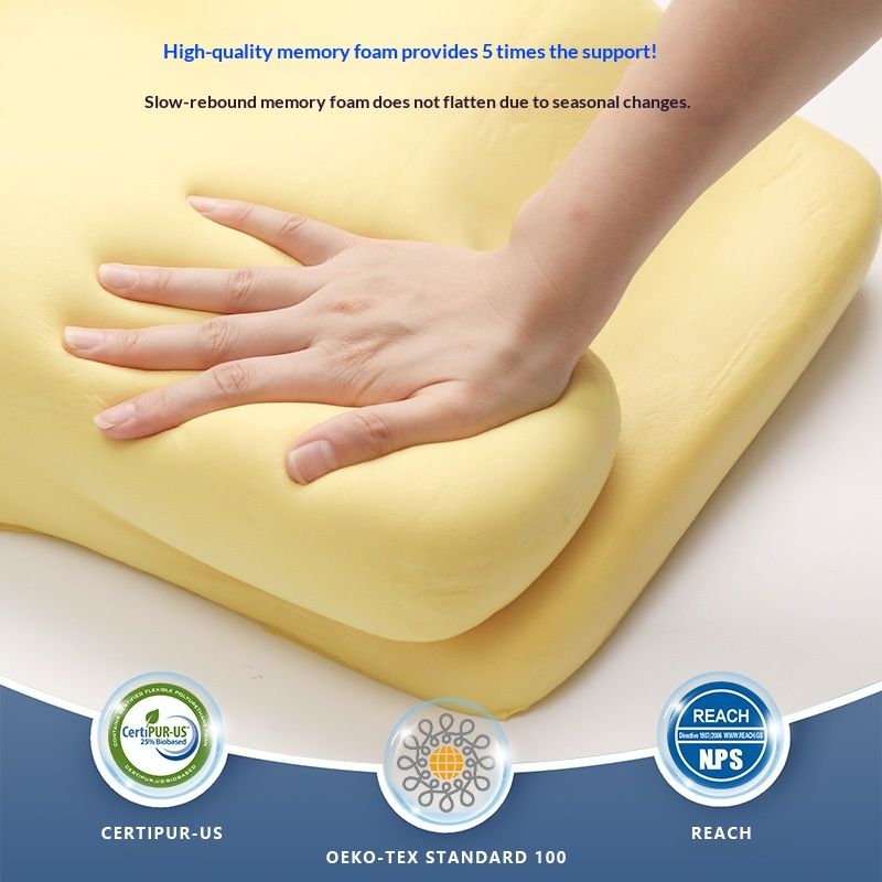 Memory Foam Pillow Neck Massage