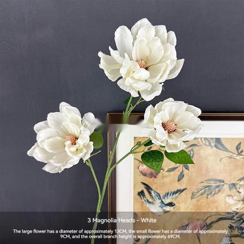 Artificial Magnolia Flowers For Home And Shop Window Wedding Decorations