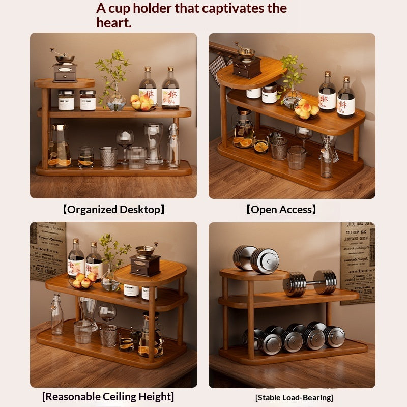 Tabletop Small Tea Set And Teacup Rack