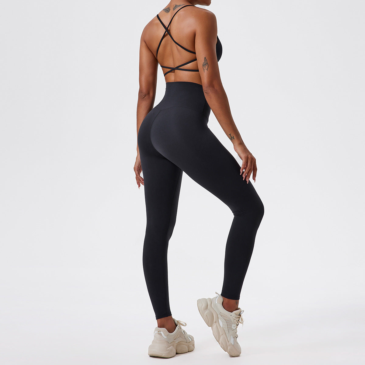Nude Feel Yoga Suit Beauty Back Breathable Underwear Tight And Quick-drying
