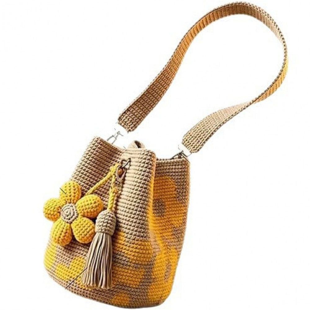Best-selling New Arrival Hand-crocheted Floral Bag