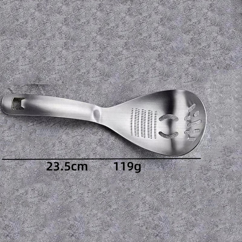 Stainless Steel Food Garlic Masher Spoon Kitchen Gadget