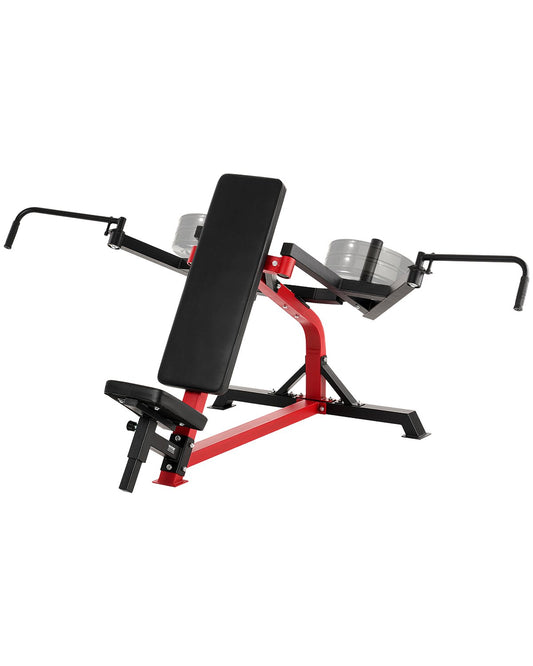 Trainer Für Brustmuskeln Und Hinteren Deltamuskel (Neigung), 204 Kg Belastbare Brustmaschine, Verstellbares Fitness-Brustbank-Set, Heim-Fitnessgerät Für Krafttraining Mit Dem Oberkörper