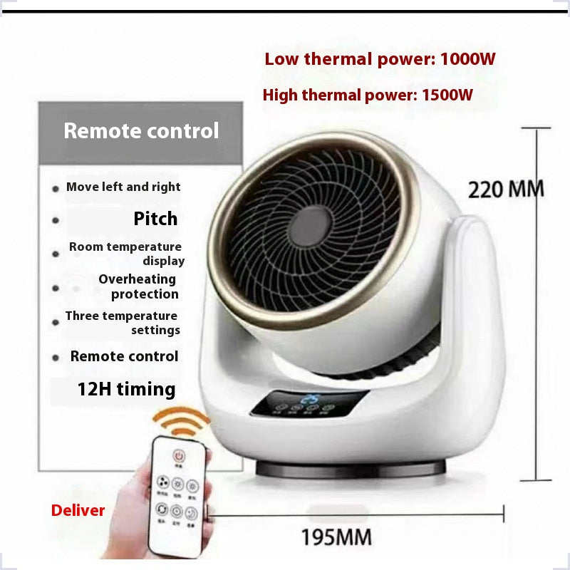 New Swing Fan Cooling And Heating Remote Control Can Be Warm Air Blower