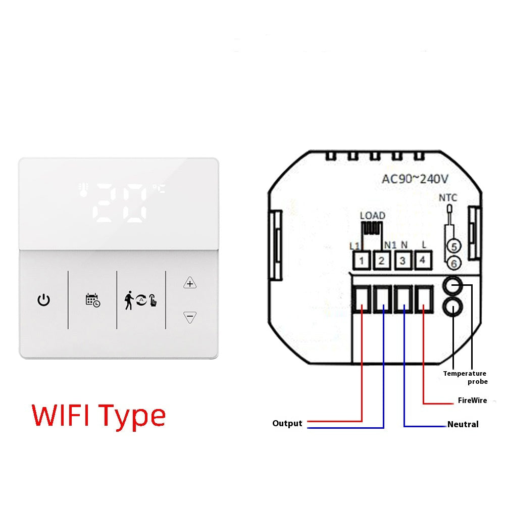Smart Temperature Controller Touch Control Panel