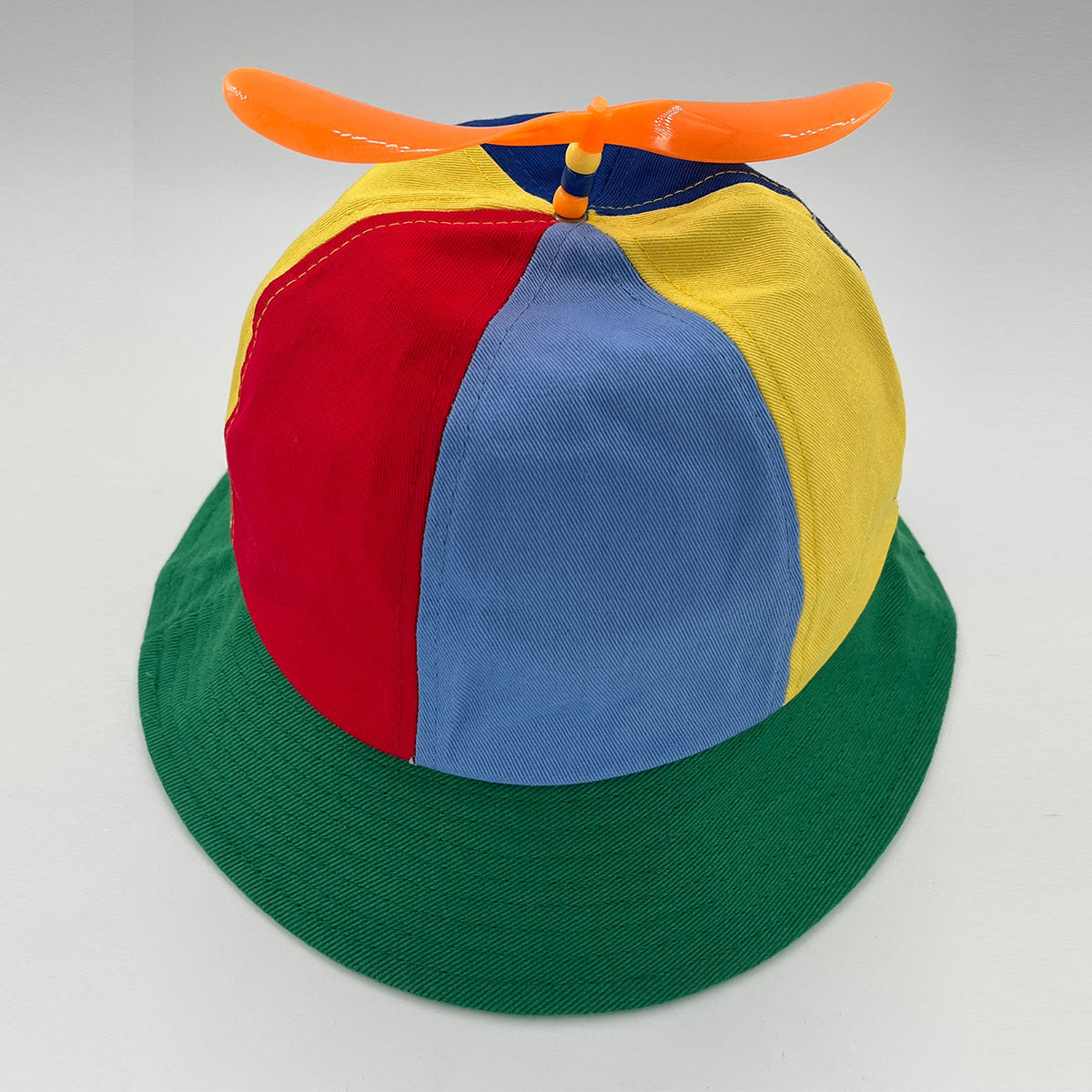 Men's And Women's Matching Helical Blades Color-Contrasting Patchwork Bold And Playful Style Fishing Hat Suitable For Daily Outdoor Use
