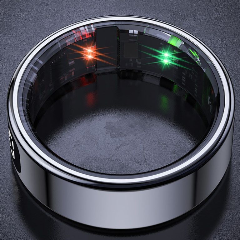 Health-monitoring Smart Ring With A Display And Step-counting Function