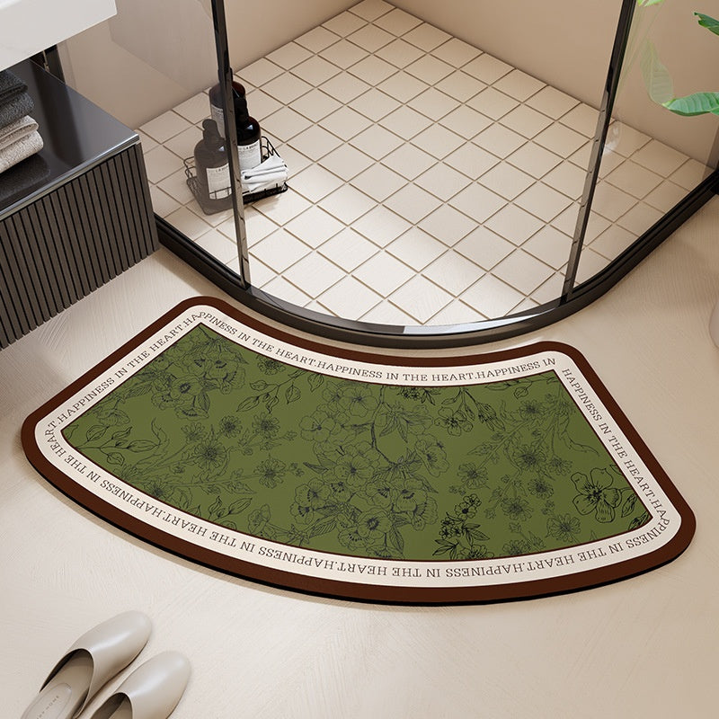 Diatomaceous Water-absorbing Bath Mat For The Toilet And Shower