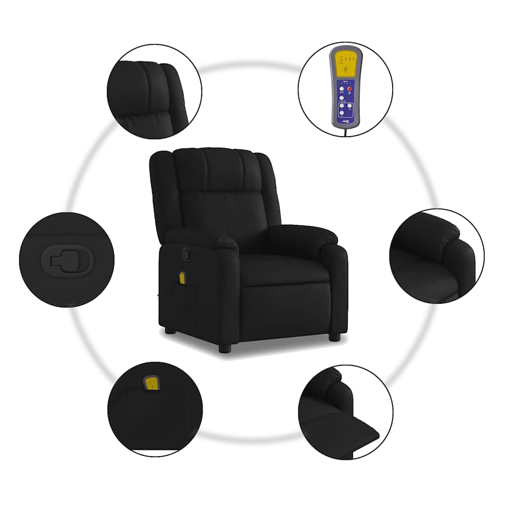 massage relaxation chair, artificial leather,   massage chair with relaxation function, artificial leather,