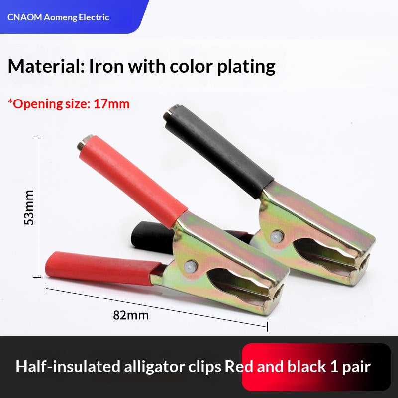 Pure Copper Alligator Clip For Car Battery Charging