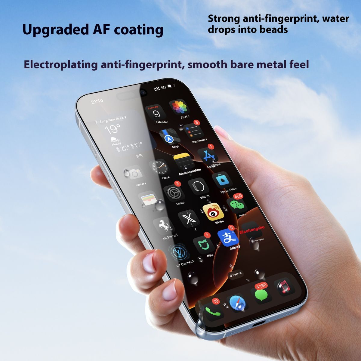 Applicable To 16Promax Mobile Phone Anti-fall Film