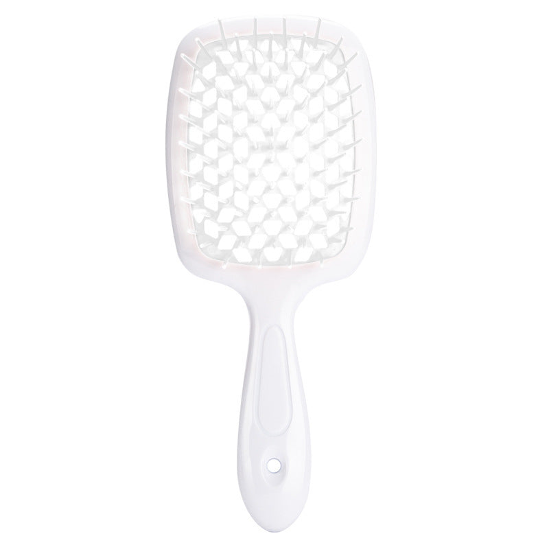 Detangling Comb With Hollow Design Doesnt Snag Hairsuitable For Both Curly And Straight Hair