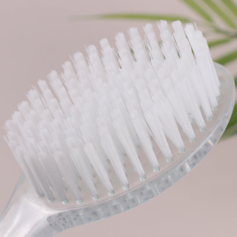 Long-Handle Lazy Massage Bath Brush With Soft Bristles