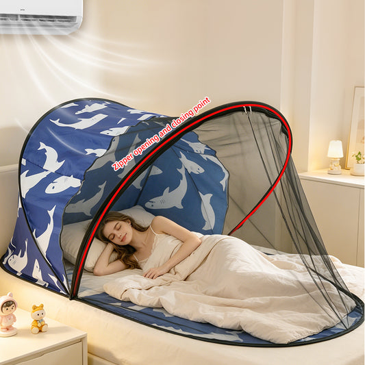 All-in-One Portable Outdoor Sunshade, Mosquito Net, And Nap Mat