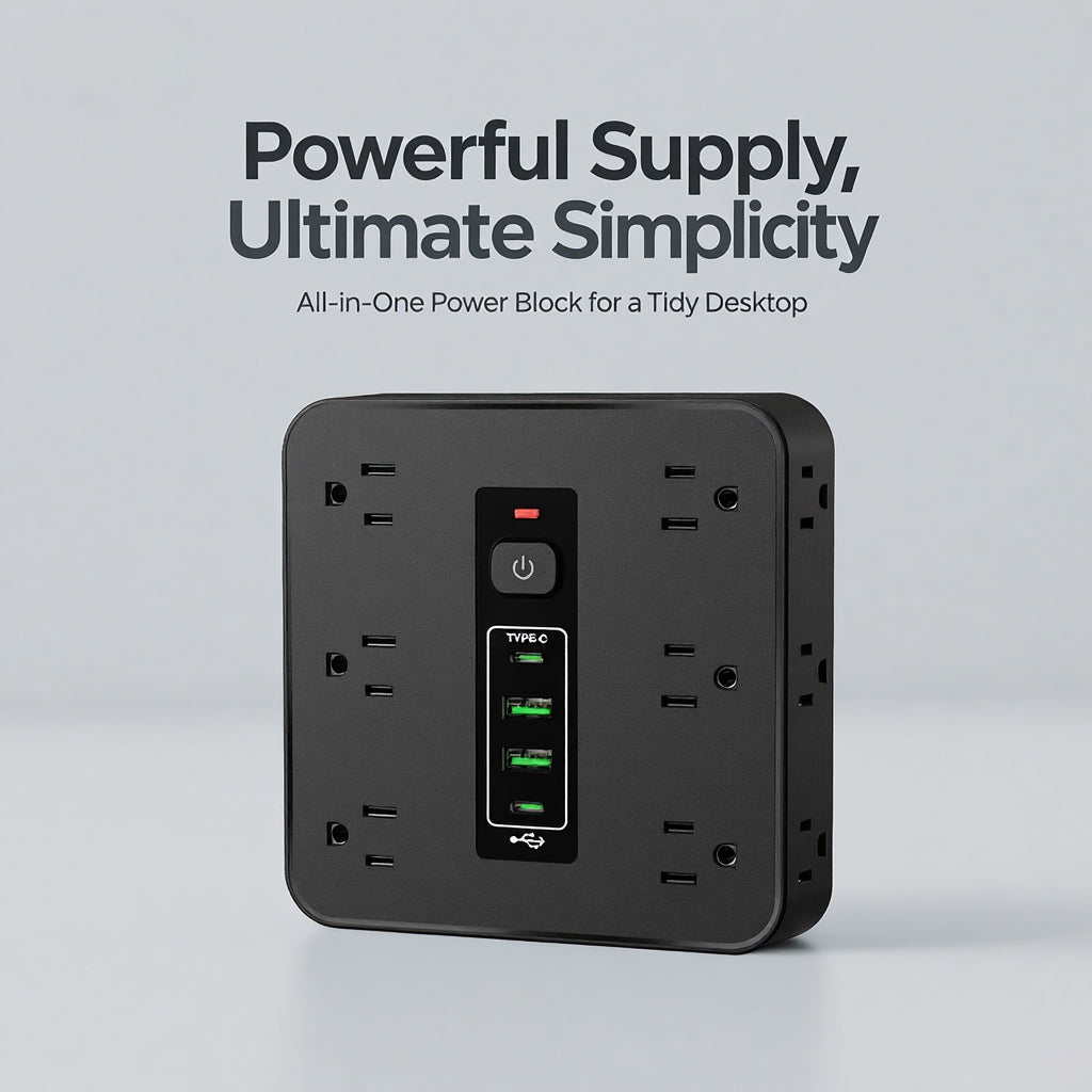 TK Prohibits The Sale Of American Standard Household Office Intelligent American Standard Plug-in Multi-hole Socket With USB Charging Plug-in Board PD Switching Power Supply Overload Protection Pl