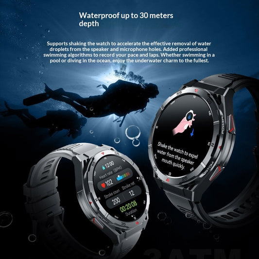 Blood Oxygen Pressure Compass Fitness Tracker