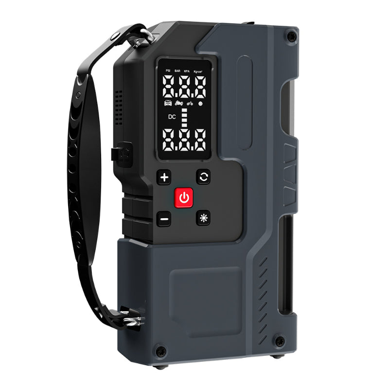 22-cylinder Emergency Car Starter All-in-one Air Pump With Monitoring And Wireless Charging