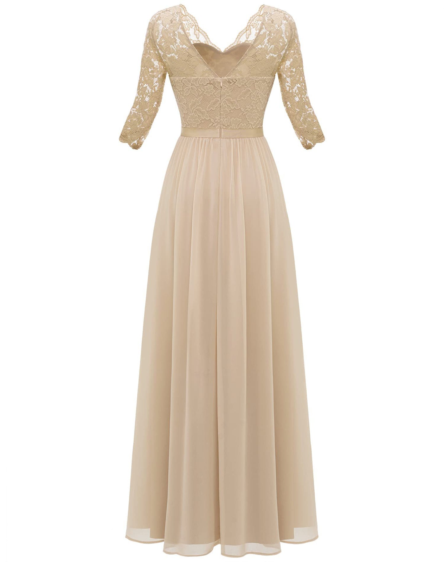 Best Seller Dress Lace Long Patchwork Waist-tight Noble Dress