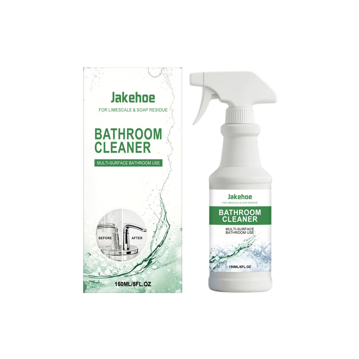 JAKEHOE Bathroom Cleaner - Home Use, Cleans Bathroom Floors And Tiles, Convenient Care For Stains And Scale.