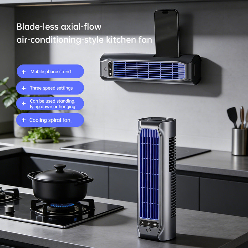 Leafless Wall-mounted Kitchen And Office Desk Fan