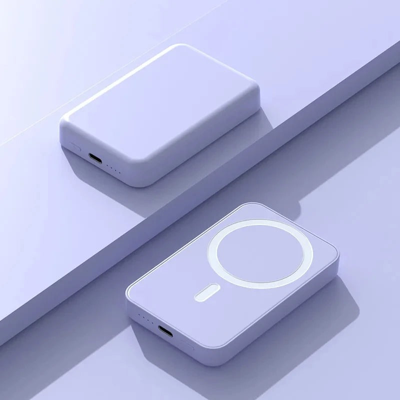 20W Power Bank With Magnetic Closure, 10000mAh, Portable, Wireless, Fast Charging, MagSafe Compatible For IPhone 15 Pro Max And 16 Pro