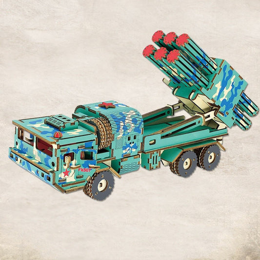 Military Wooden 3d 3d Puzzle Model Children's Educational Toys