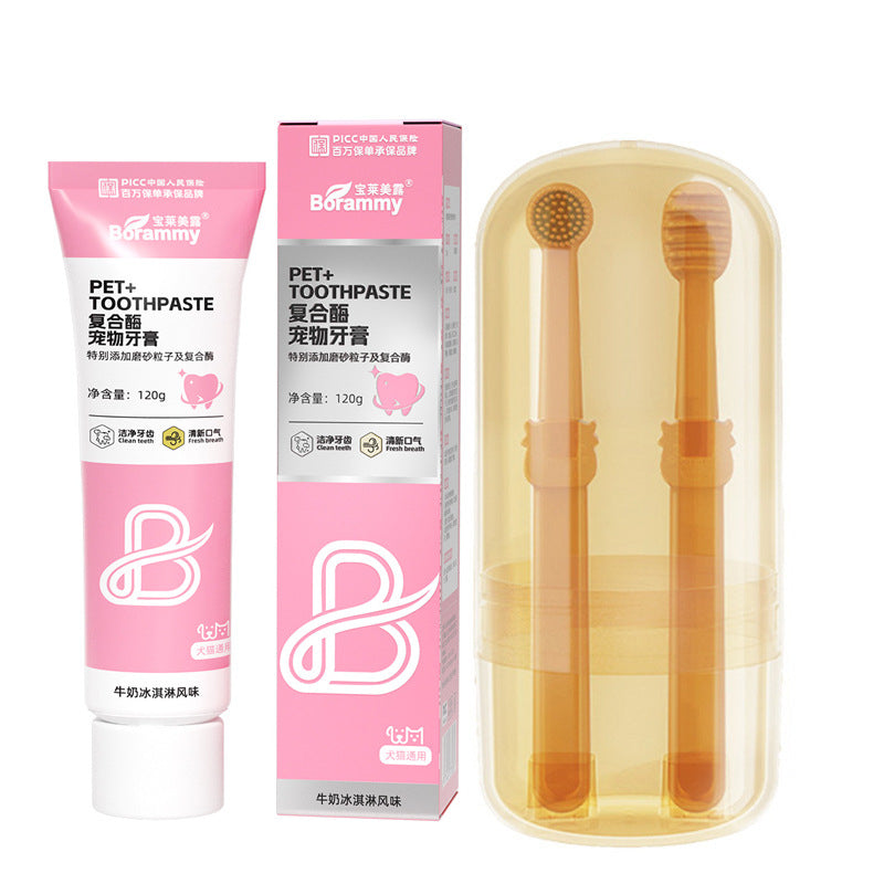 120g Dog Toothbrushing Oral Care Edible Cat Toothpaste