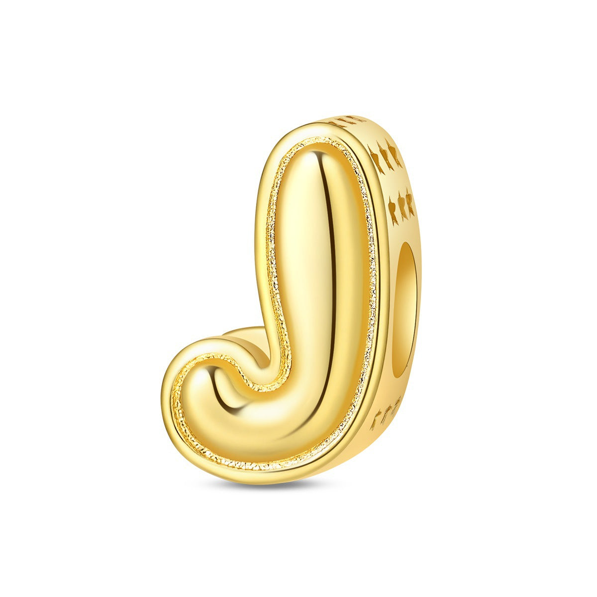 Gold-plated Copper DIY Bracelet Bead Accessories With English Letters