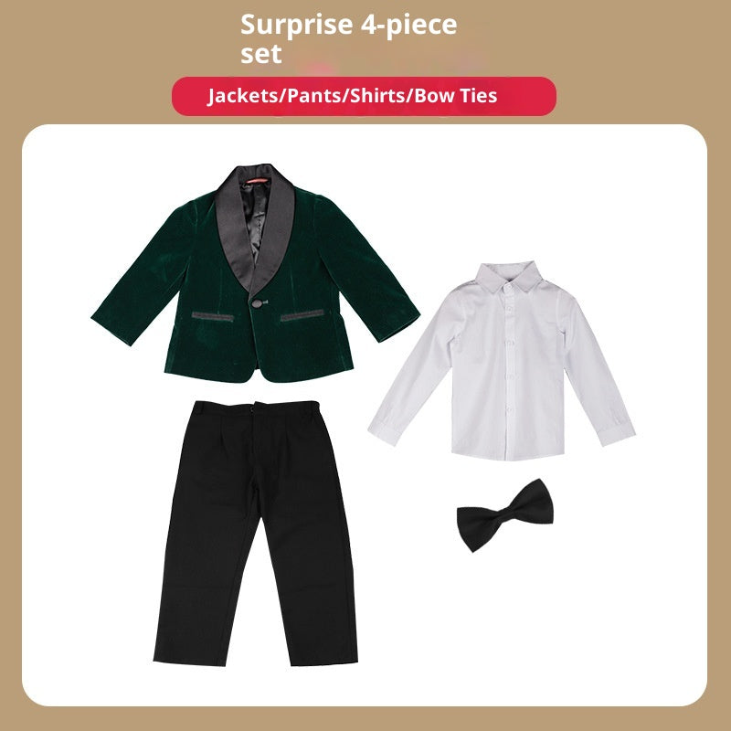 Children's Suit Korean Boy Flower Girl Celebration Dress