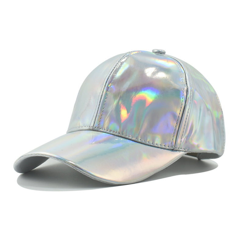 Women's Sequin Fashion Trend Sun-protective Shiny Surface Baseball Cap With Futuristic Technology Feel, Sweet And Cool Girl Style, Suitable For Daily Outings And Versatile Wear.