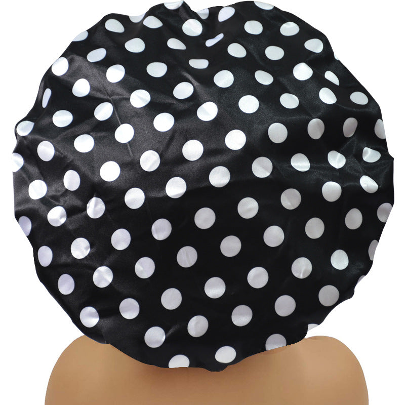 Portable Home Use Extra-Absorbent 3-in-1 Shower Cap