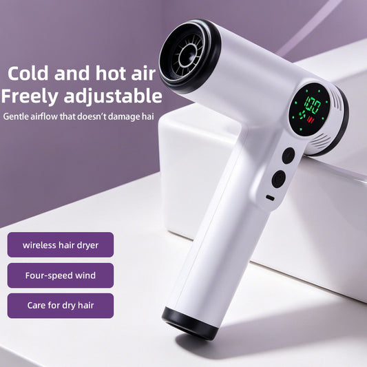 Wireless Portable Student-Size High-Wind Hair Dryer For Dorms