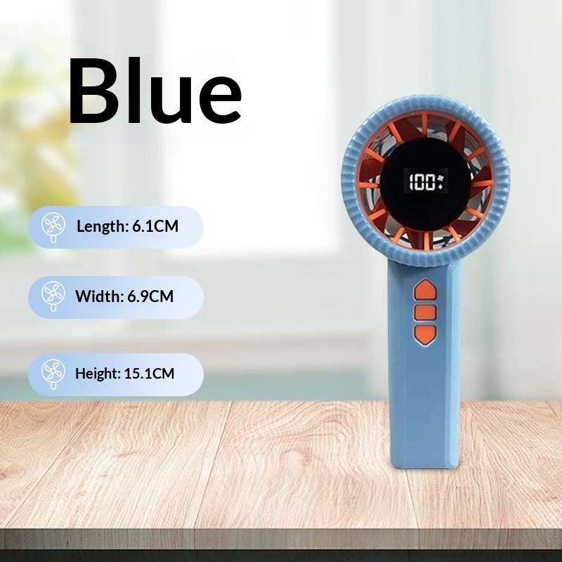 New Digital-display Mini Handheld Fan
