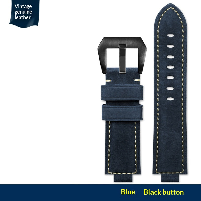 Genuine Leather Cowhide Watch Strap Accessories Compatible With