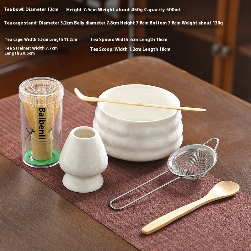 Crystal Glaze Matcha Japanese Style Kung Fu Tea Set Accessories