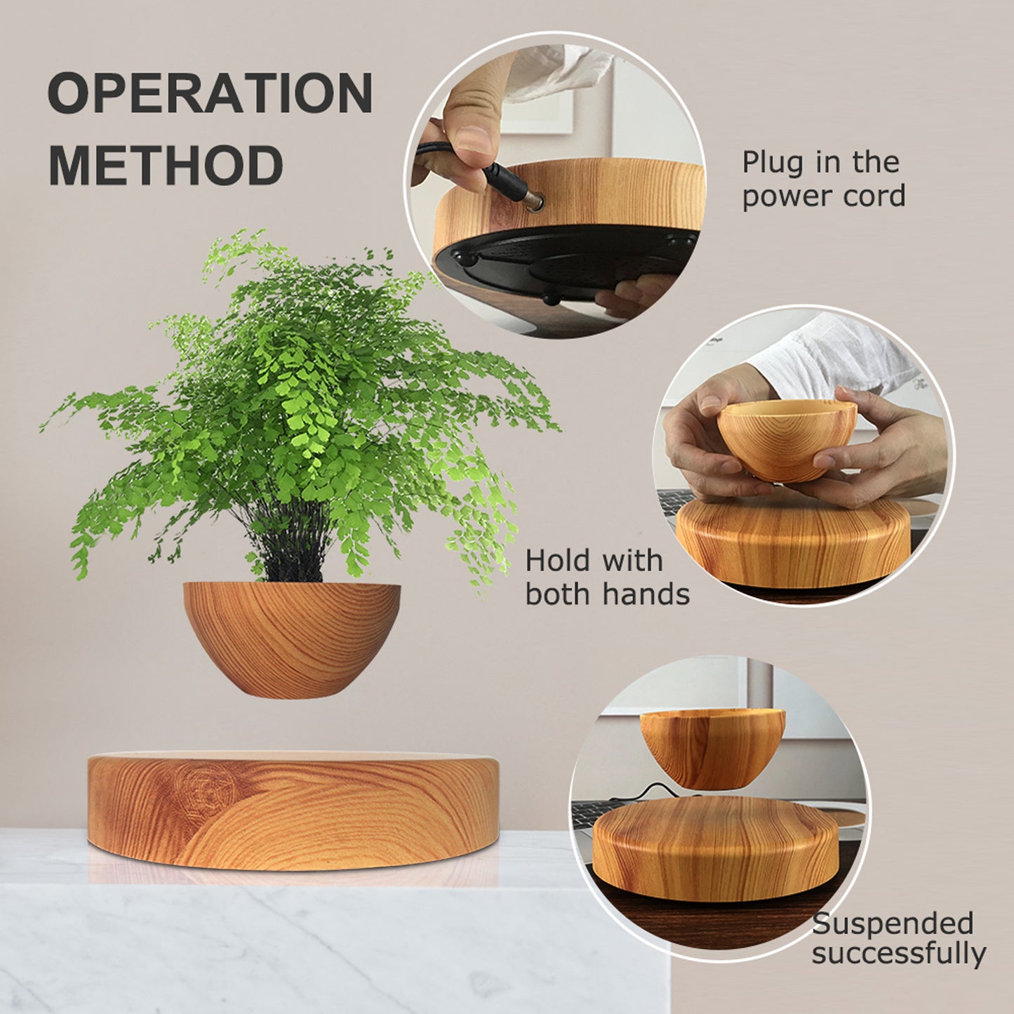Maglev Potted Home Creative Gifts Desktop Ornaments