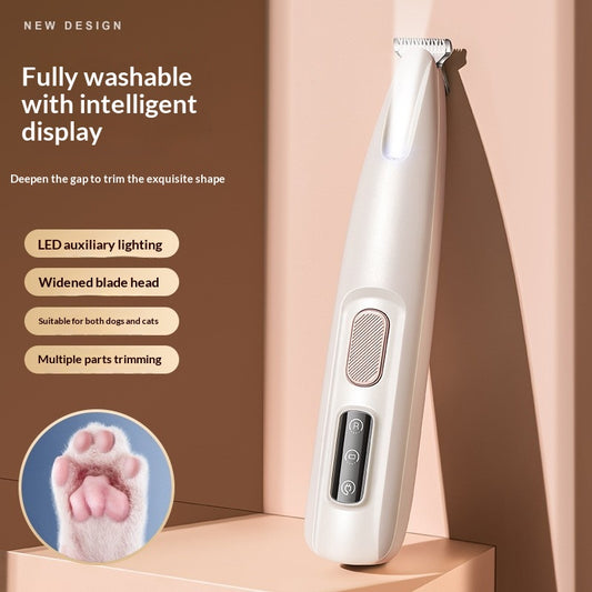 Waterproof Rechargeable Pet Hair Clipper For Cat Grooming