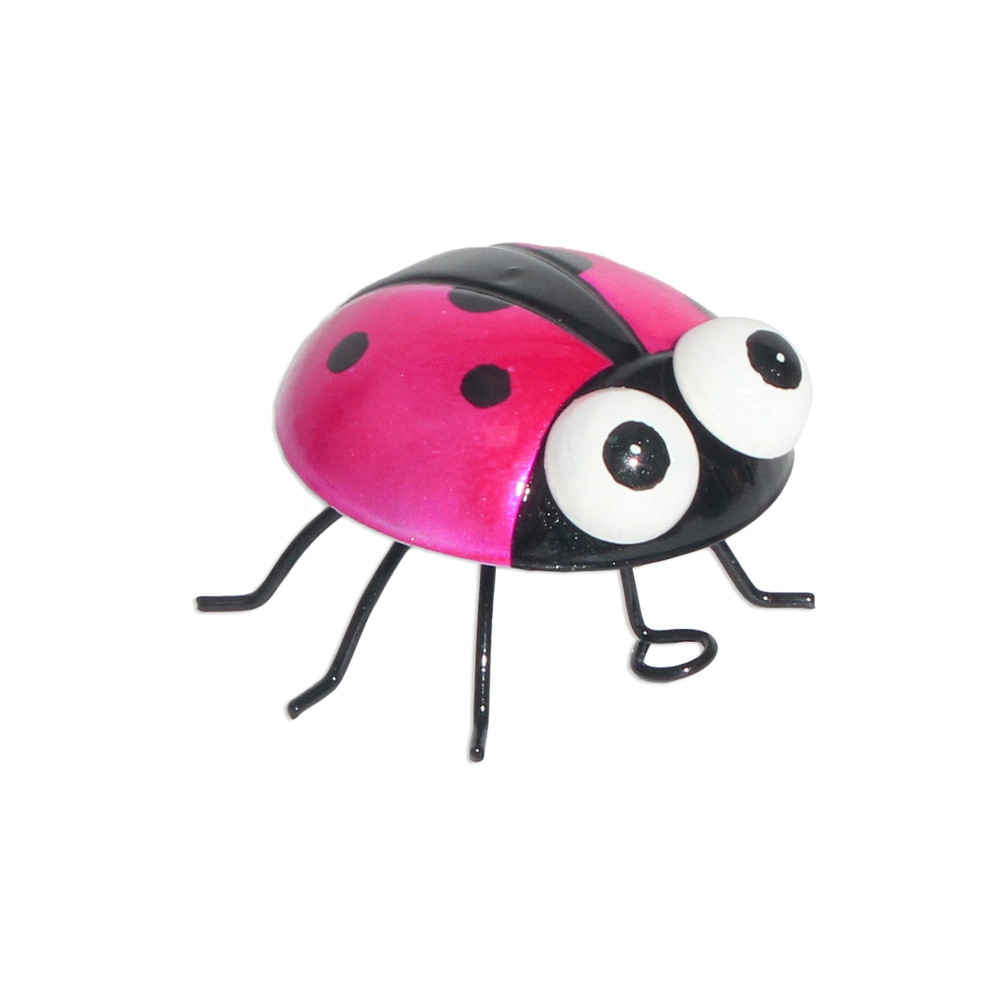 Wrought Iron Beetle And Ladybug Wall Decor For Outdoor Courtyards And Balconies