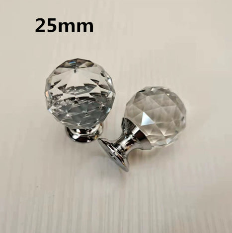 Crystal Ball Glass Handle For Dressing Table Or Makeup Box Drawer