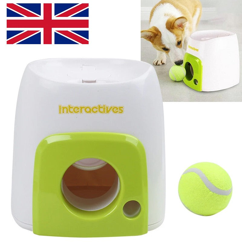 Dog Automatic Ball Launcher Convenient Pet Ball Thrower Interactive Game NEW