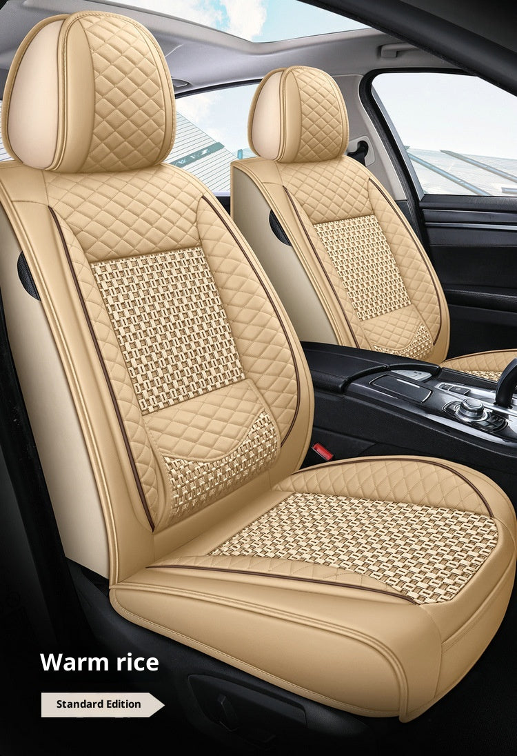 All-leather Ice-silk Car Seat Cushions For Home Use
