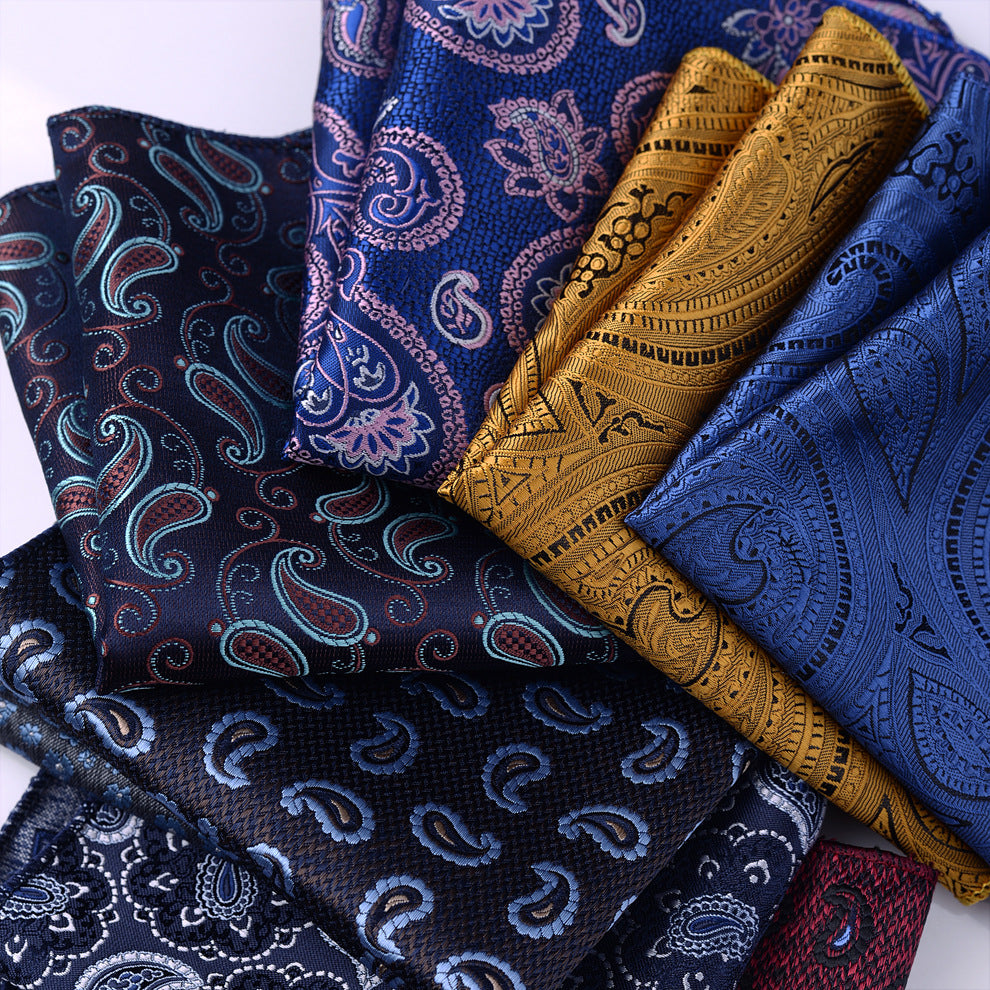 Men's Formal Dress Accessories Business Casual Printing Pocket Square