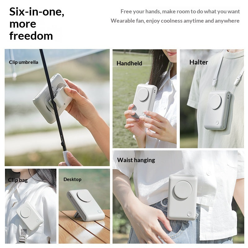 Waist-mounted Fan With A USB Charging Porthigh-output Portable Handheld Fan For Outdoor Use