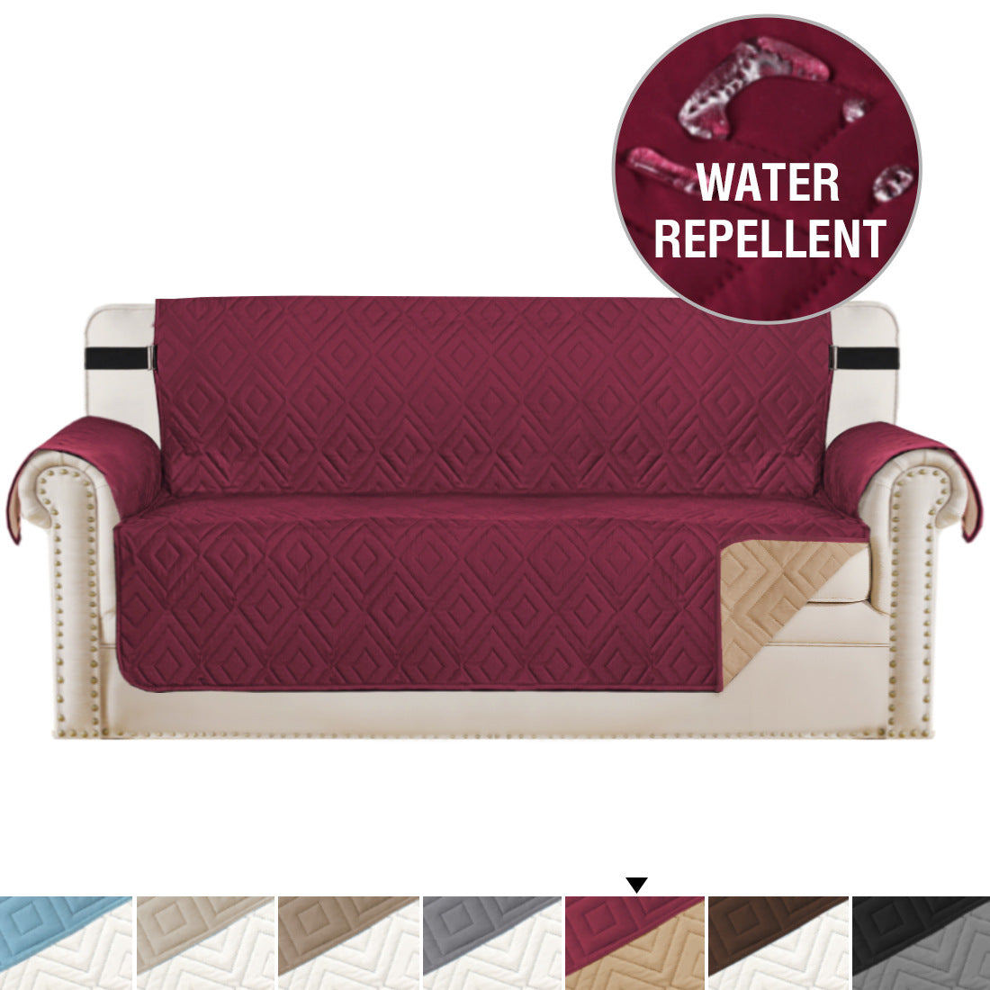 Recycled Grid Breathable Thickened Waterproof Pet Sofa Cushion