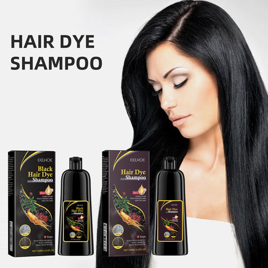 EELHOE Black Hair Shampoo Polygonum Multiflorum For DarkLustrousAnd Nourished Hair